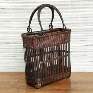 Bamboo shopping basket