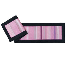 Load image into Gallery viewer, Table runner (Pink/Black)(150 cm)
